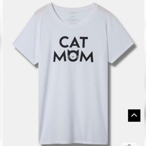 Torrid Cat Mom Signature Jersey Crew Neck Tee Size 2x 18/20